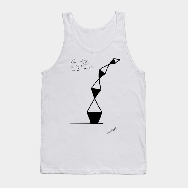 The story is too short to be simple Tank Top by Oko